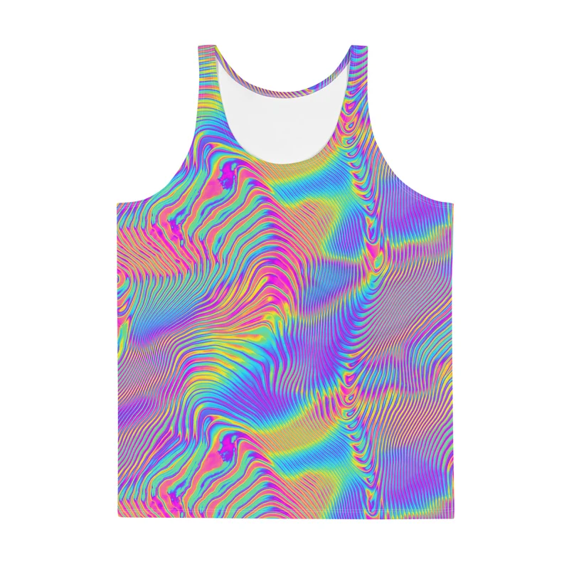 Buntes Rave Tank Top | Rave Oberteil
