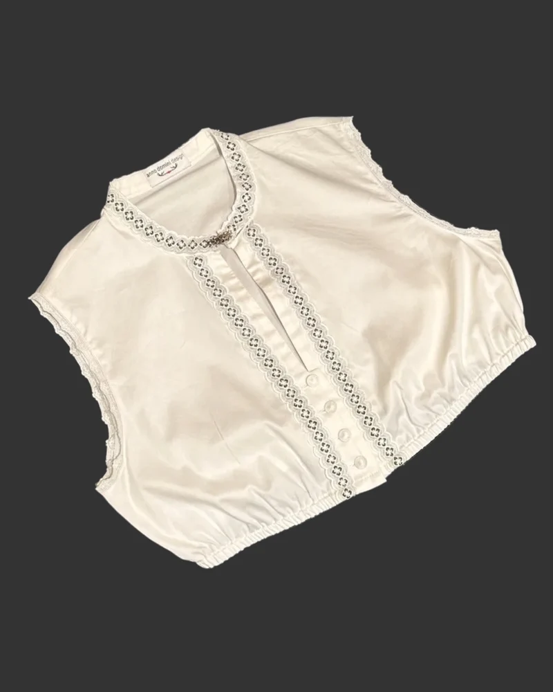 Dirndlbluse Anno Domini Design Evi weiß