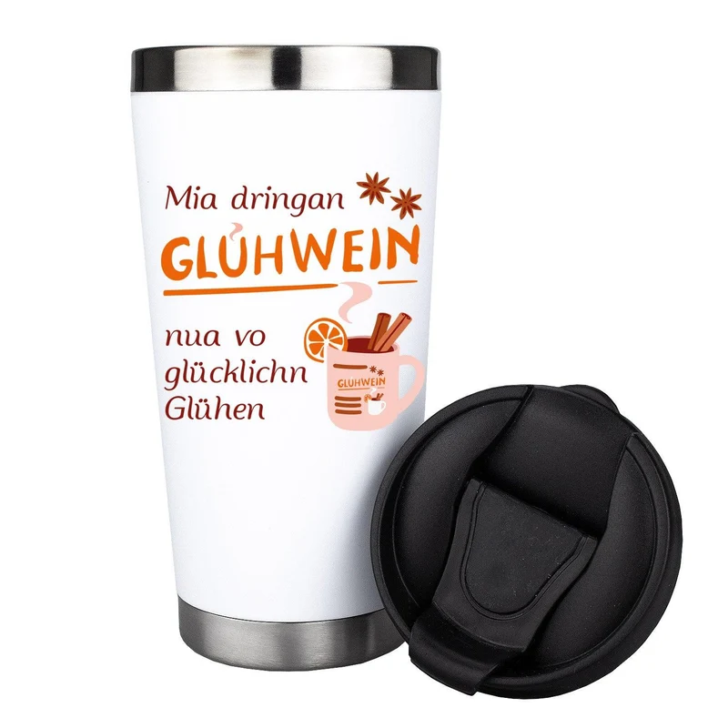 Trinkbecher "Mia dringan Glühwein"