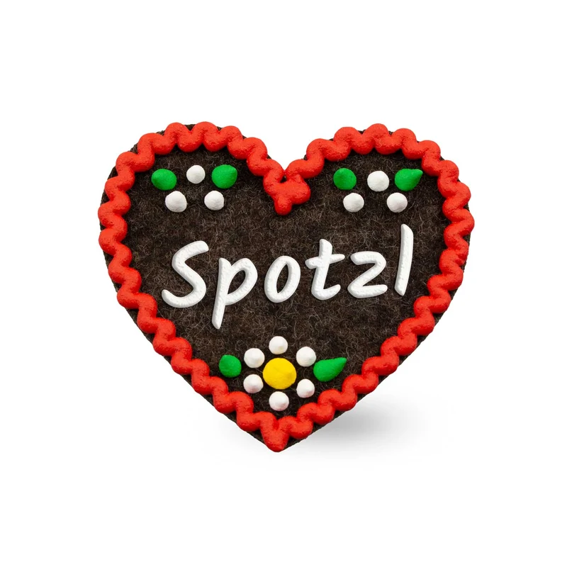 Filzherz-Anstecker "Spotzl"