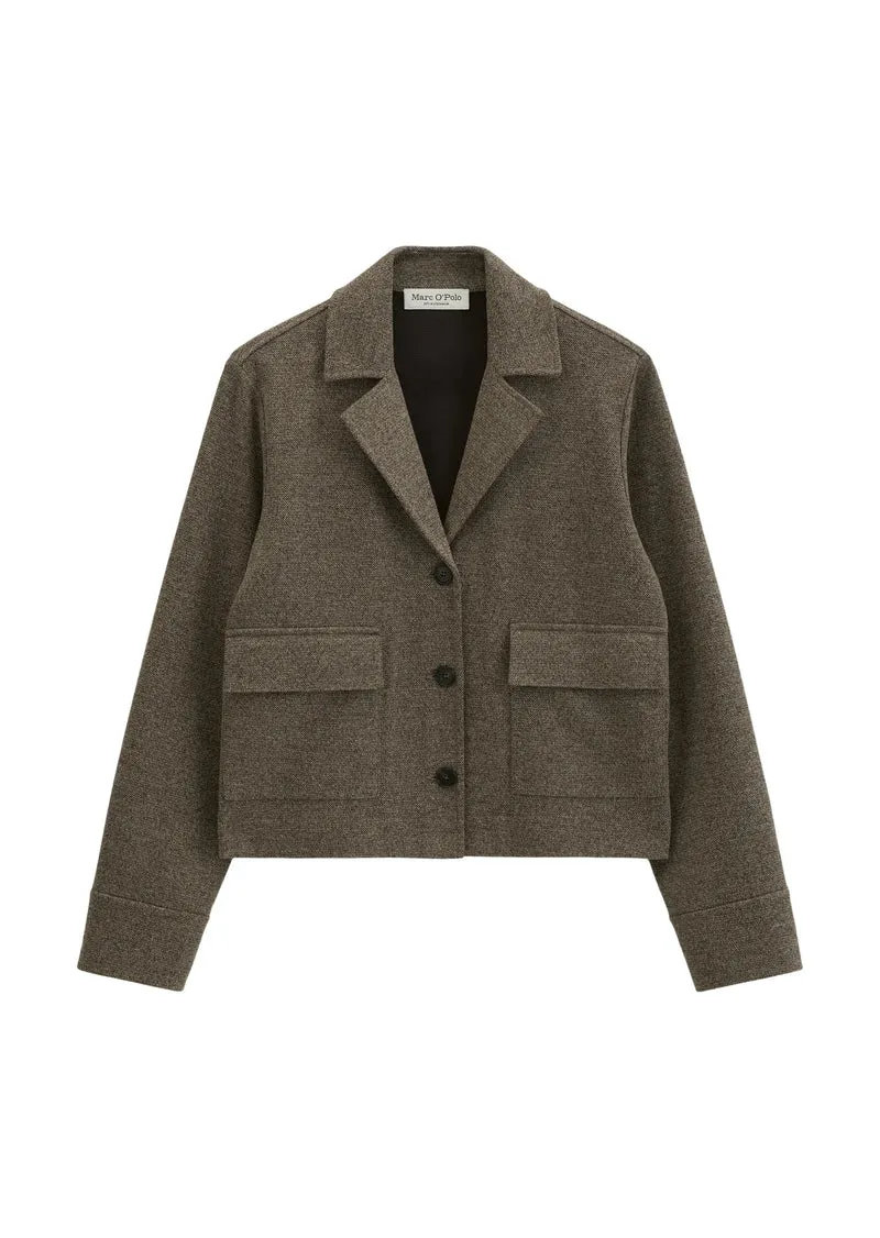 Tweedblazer cropped