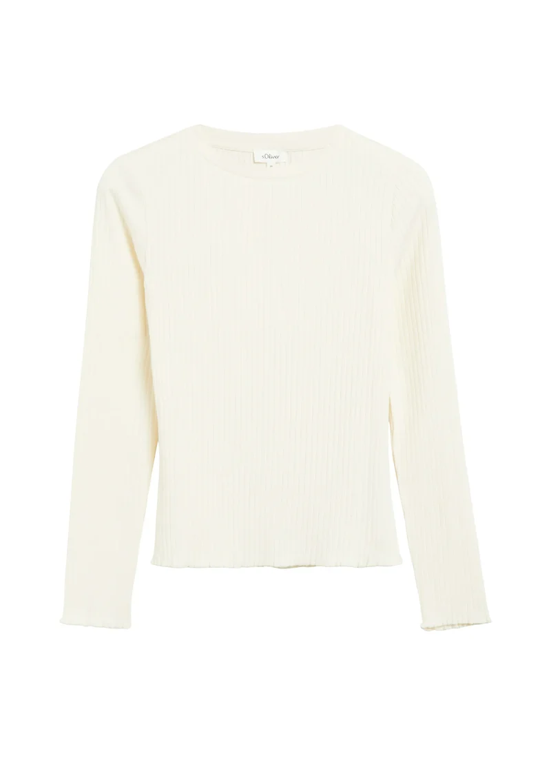 Langarmshirt aus Baumwolle