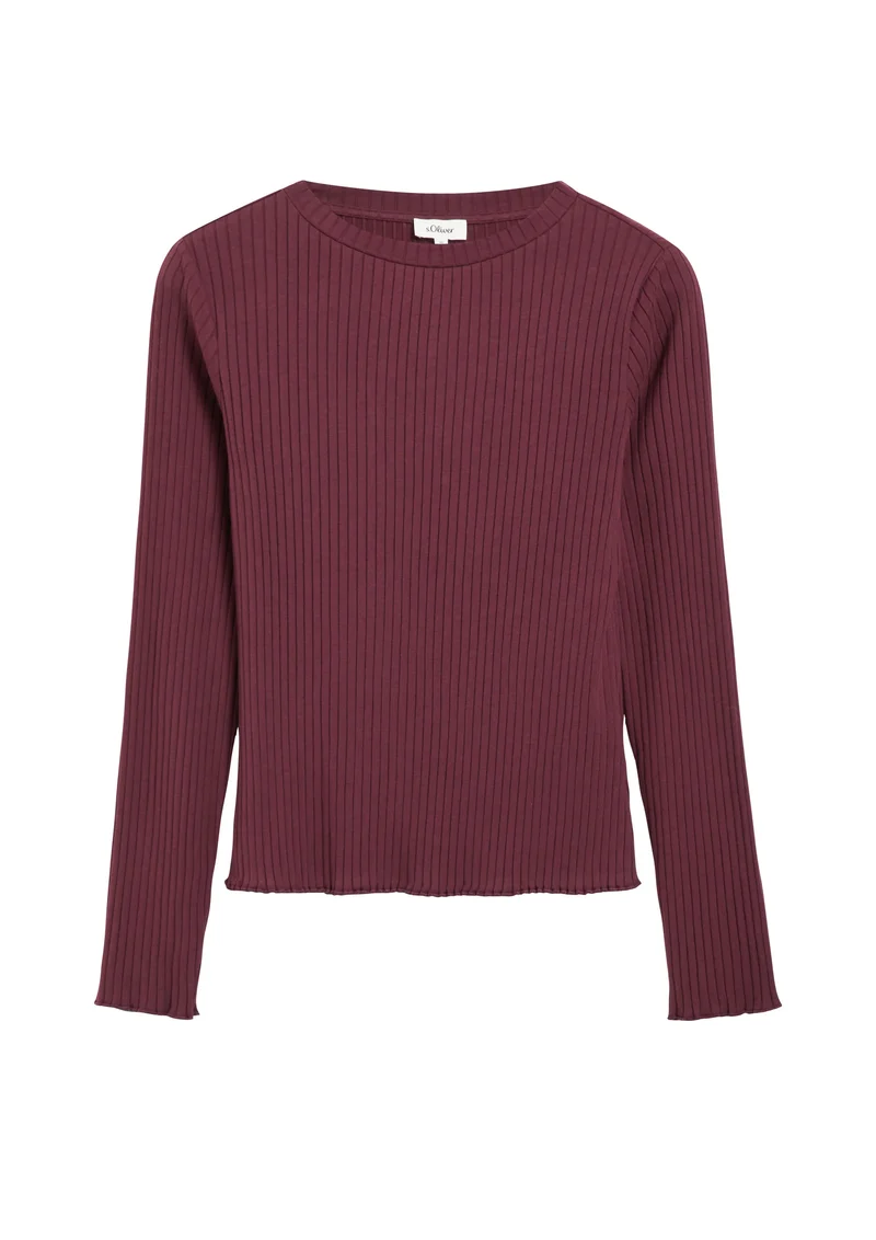 Langarmshirt aus Baumwolle
