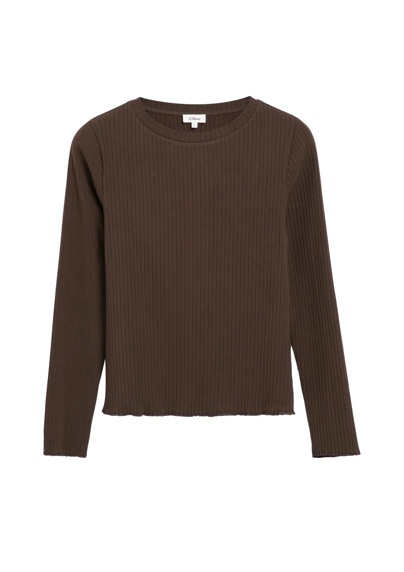 Langarmshirt aus Baumwolle
