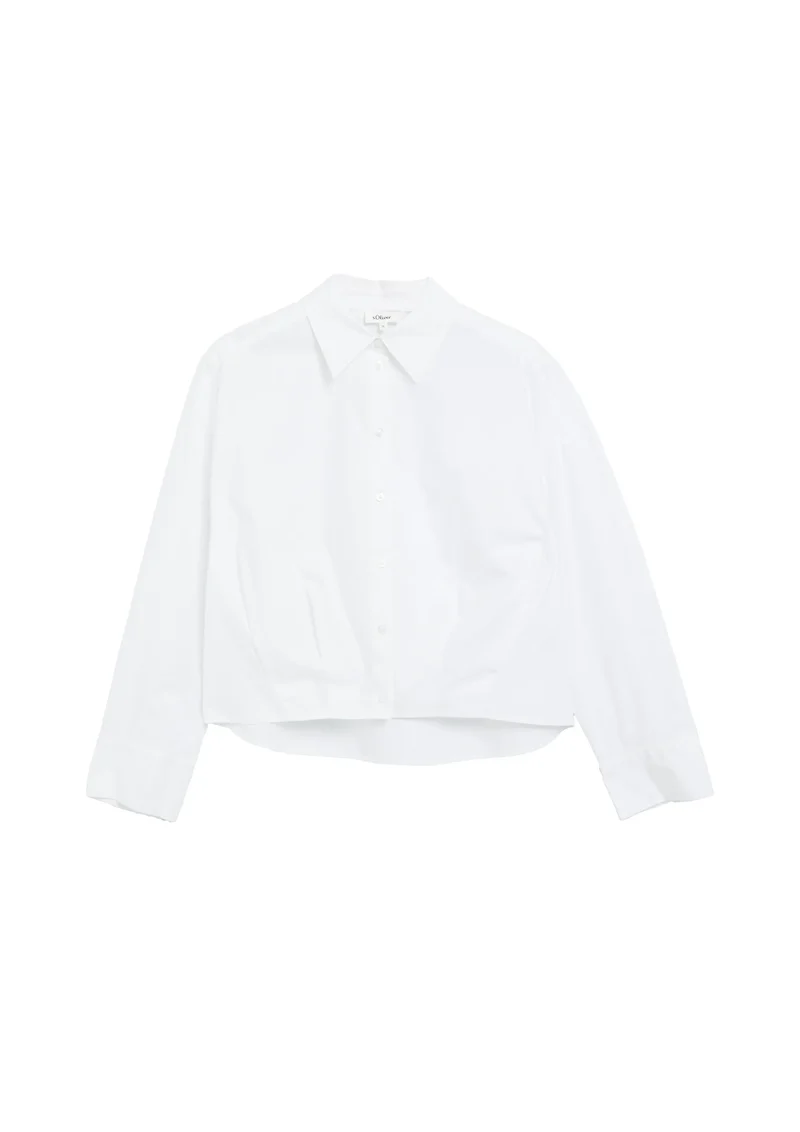 Crop Bluse aus Baumwolle