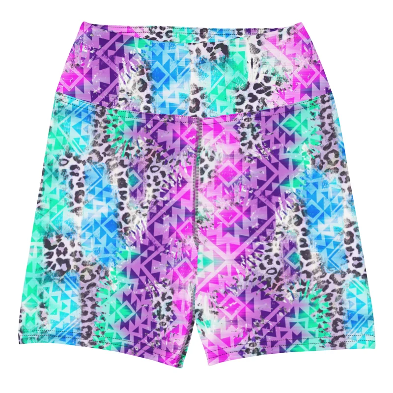 Bunte Rave Radlerhose "Neopard 2"