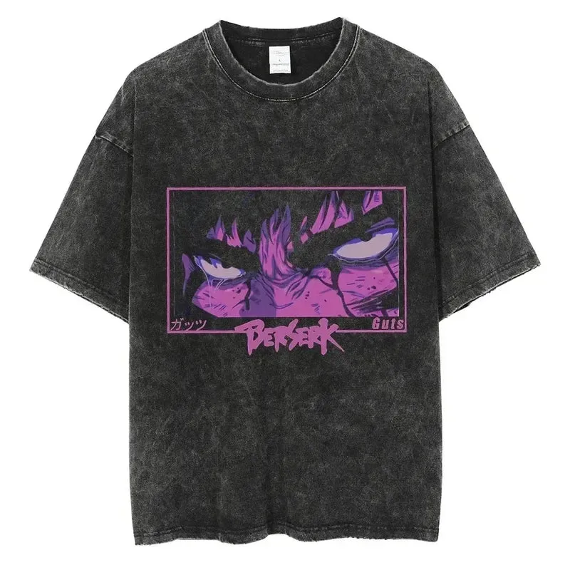„Berserker“ Streetwear T-Shirt Männer Vintage