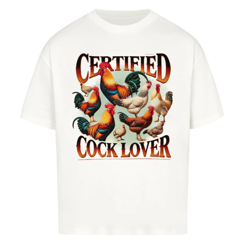 "Certified Cock Lover" Oversized Party Shirt