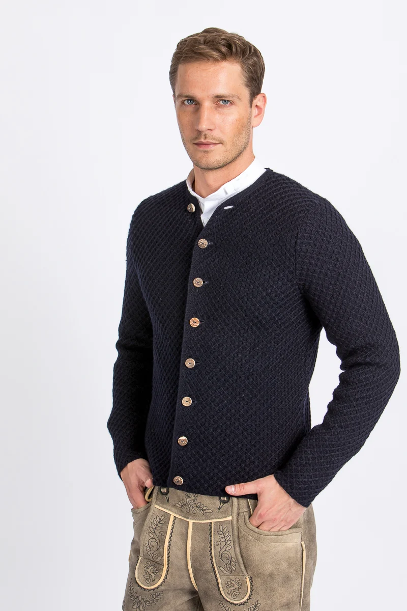 Gottseidank Strickjanker Xaver tintenblau