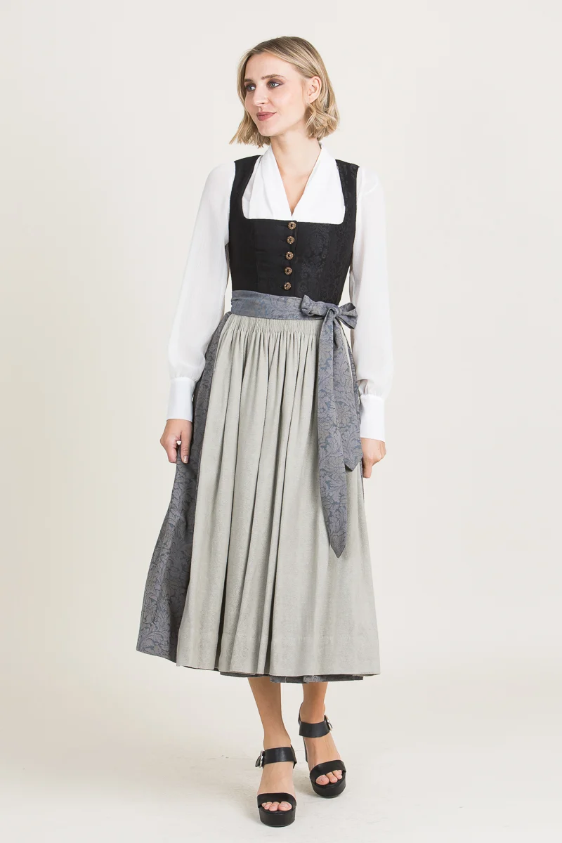Gottseidank Dirndl Helene schwarz/chamois