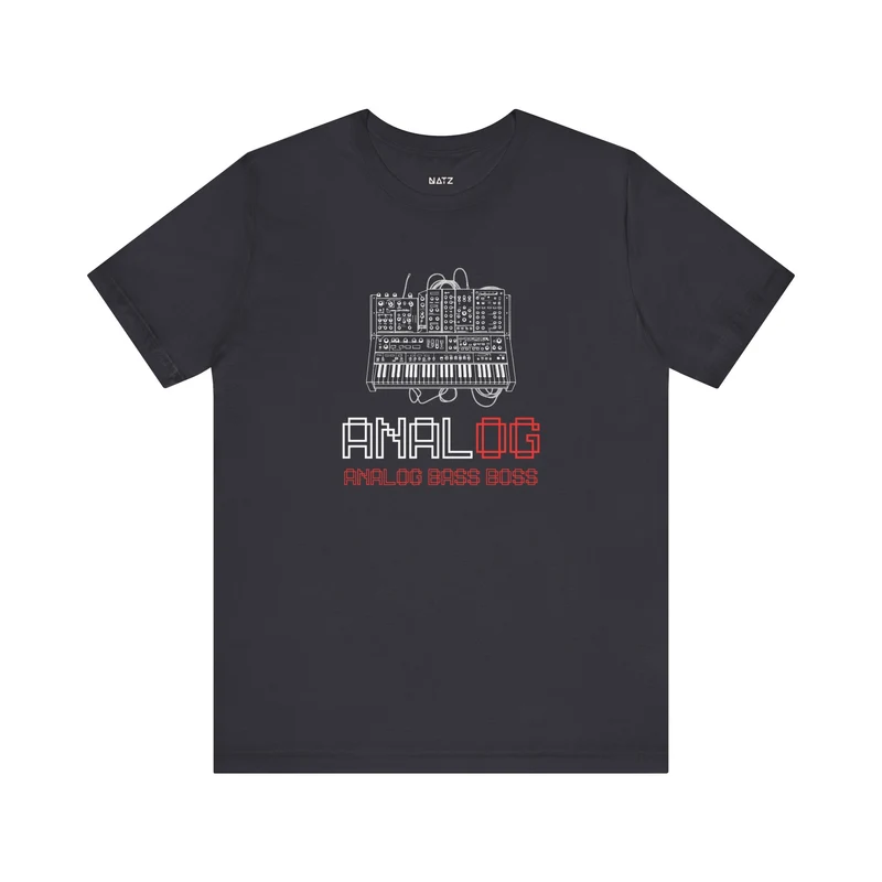 Analog Bass Boss Tshirt Männer, Analog retro vintage Dj analog synthesizer Tshirt, analog modular synthesizer shirt, Musik, Producer Tshirt dj