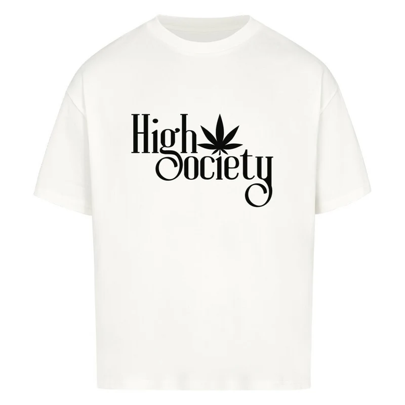 "High Society" Oversized Statement T-Shirt