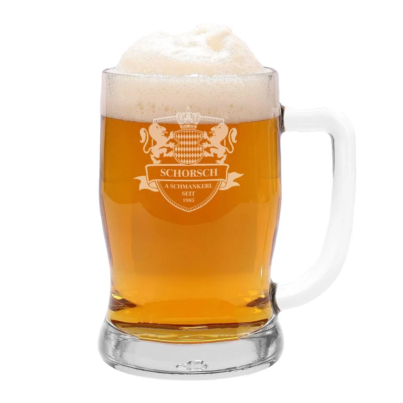 Bierglas mit Wunschgravur