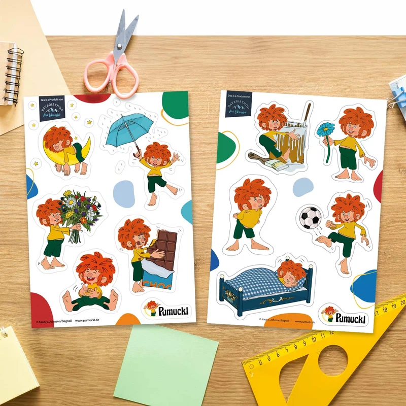 ®Pumuckl Aufkleber Set
