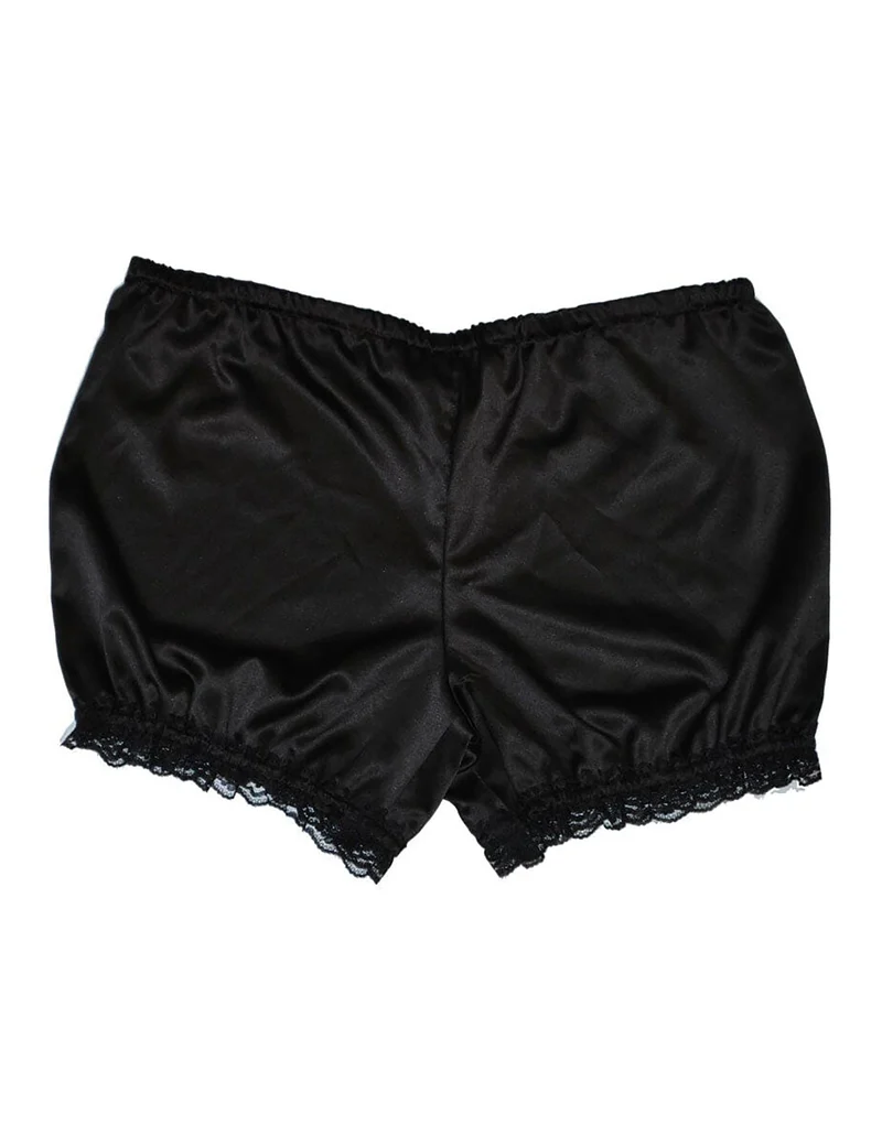 Black Satin Dirndl Bloomers