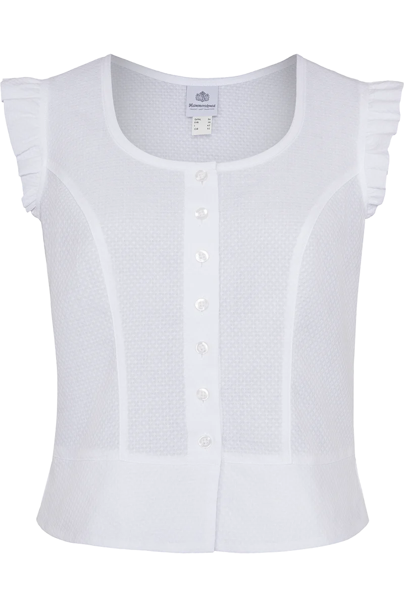Damen Trachten-Miederbluse mit Flügelärmel
