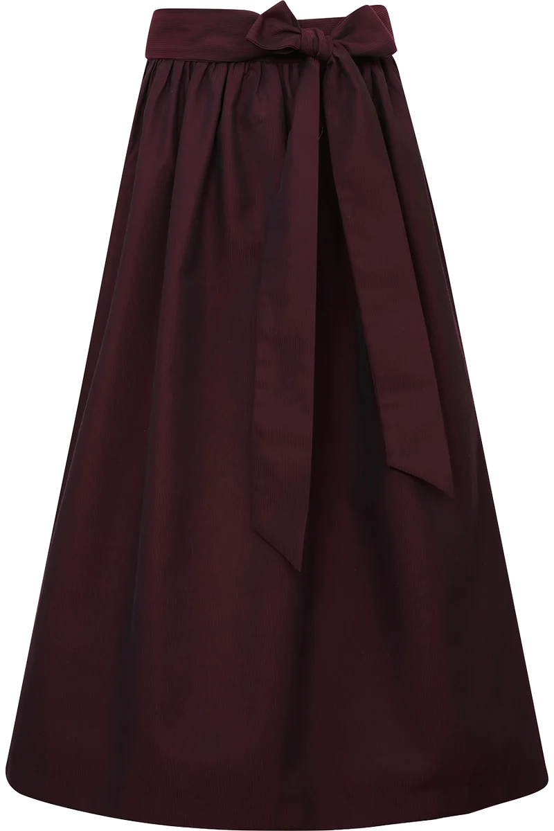 Dirndlschürze Midi 75cm gestreift