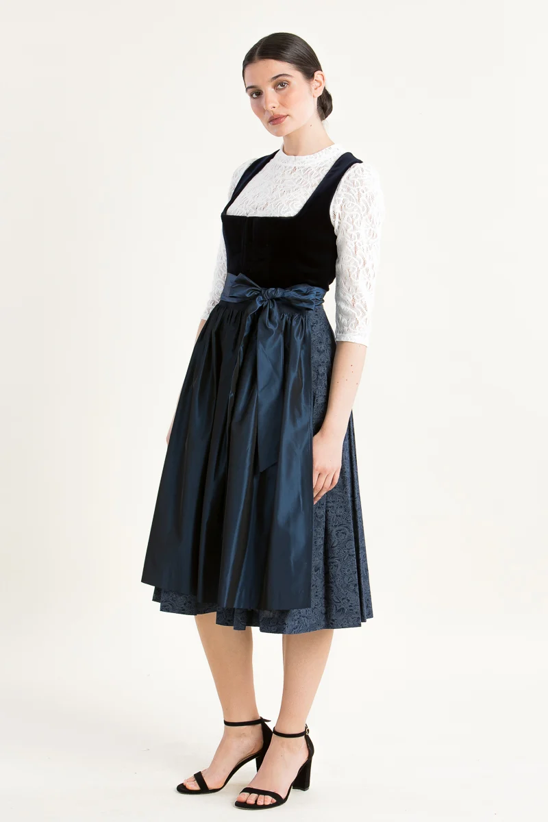 Hammerschmid Samtdirndl Wiessee blau