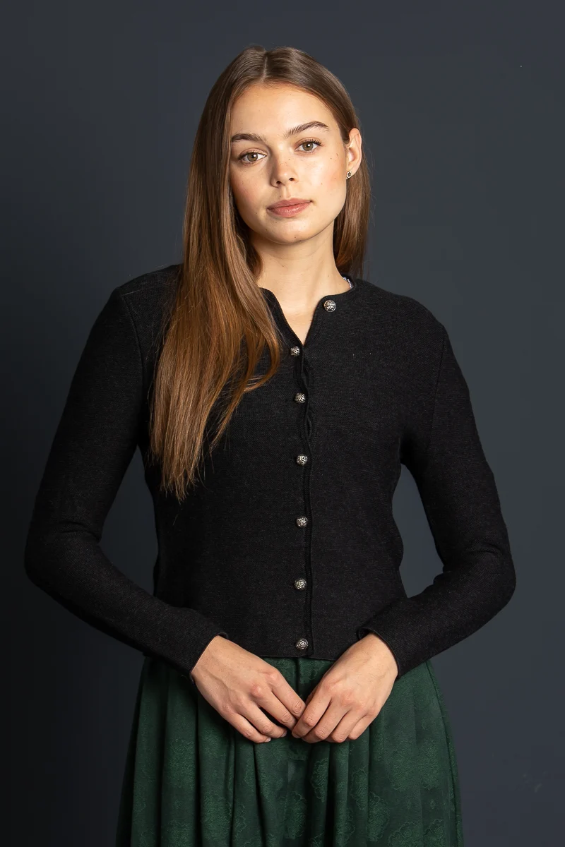 Gottseidank Strickjacke Aloisia lakritz