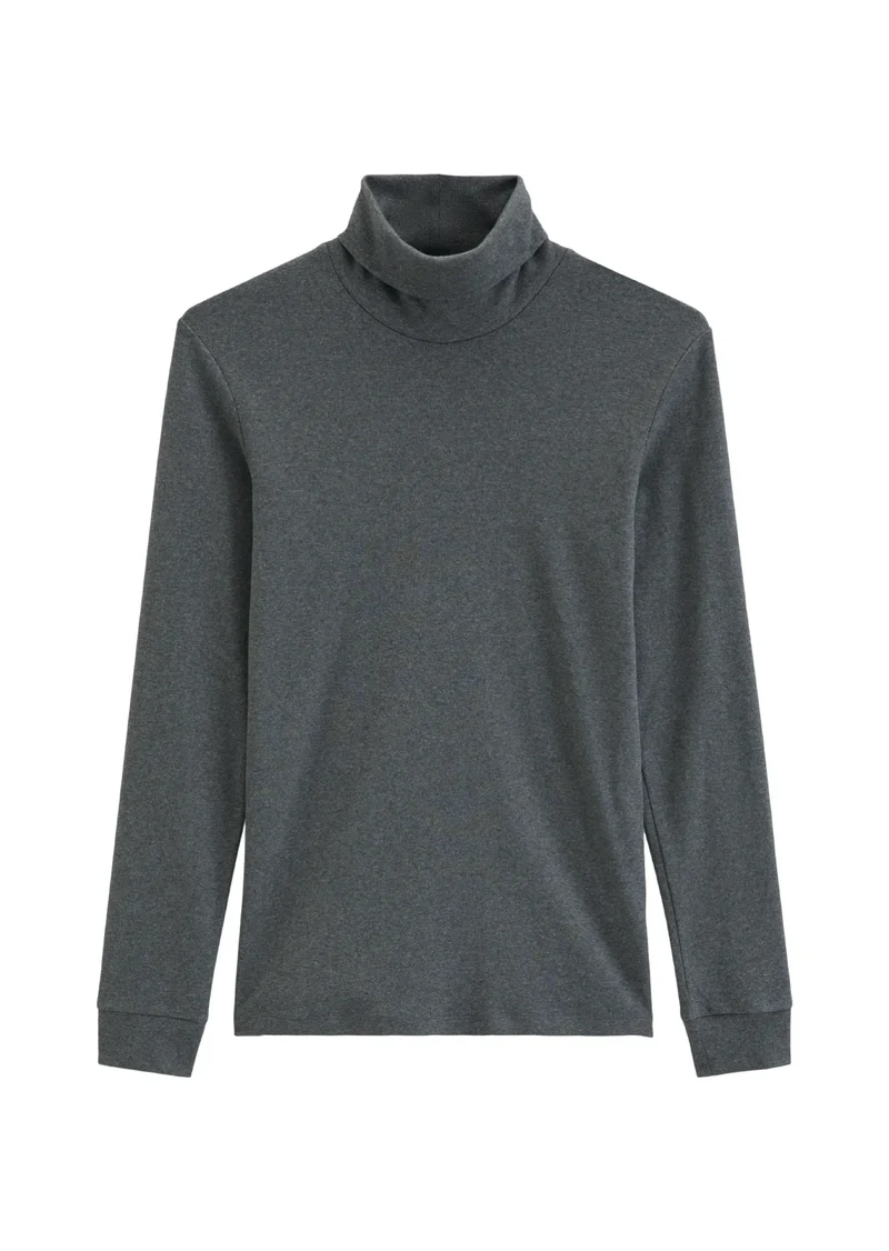 Rollkragenpullover aus Bio-Baumwolle