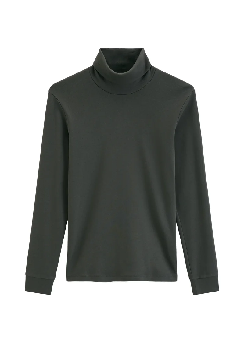 Rollkragenpullover aus Bio-Baumwolle