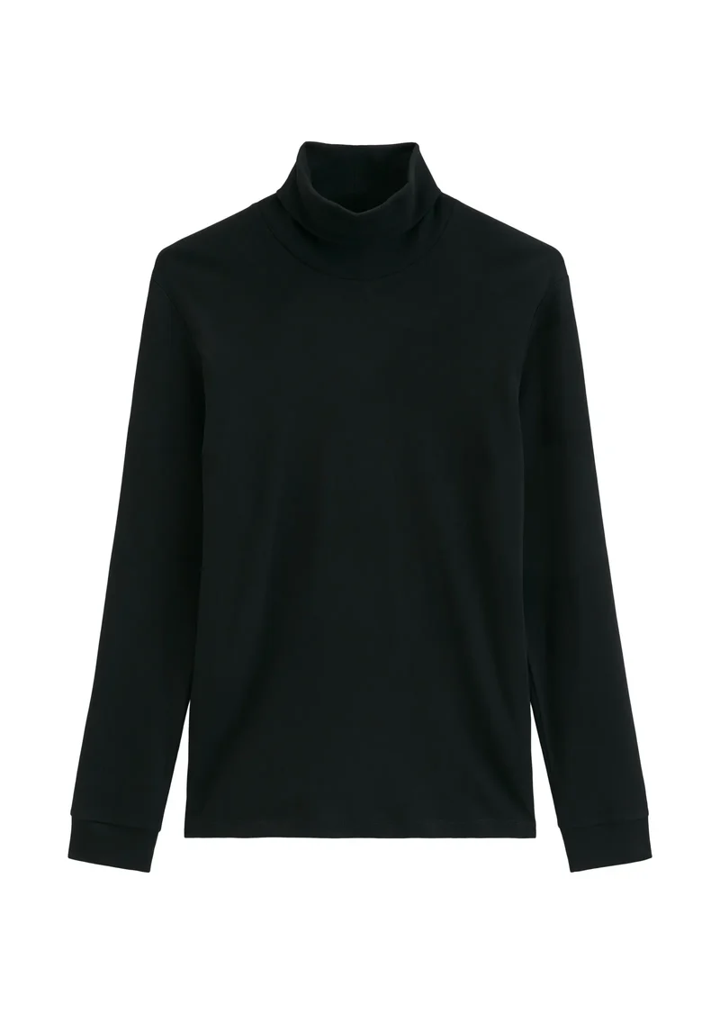 Rollkragenpullover aus Bio-Baumwolle