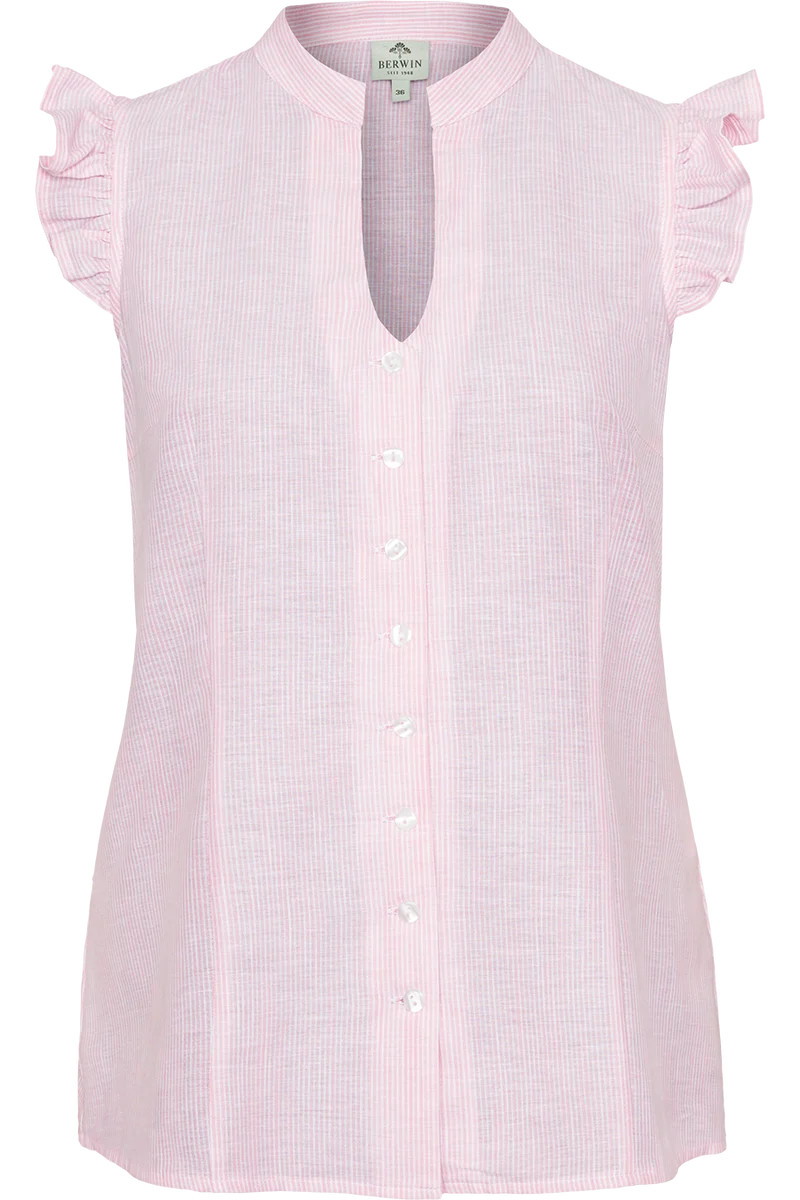 Damen Trachtenbluse mit Flügelärmel