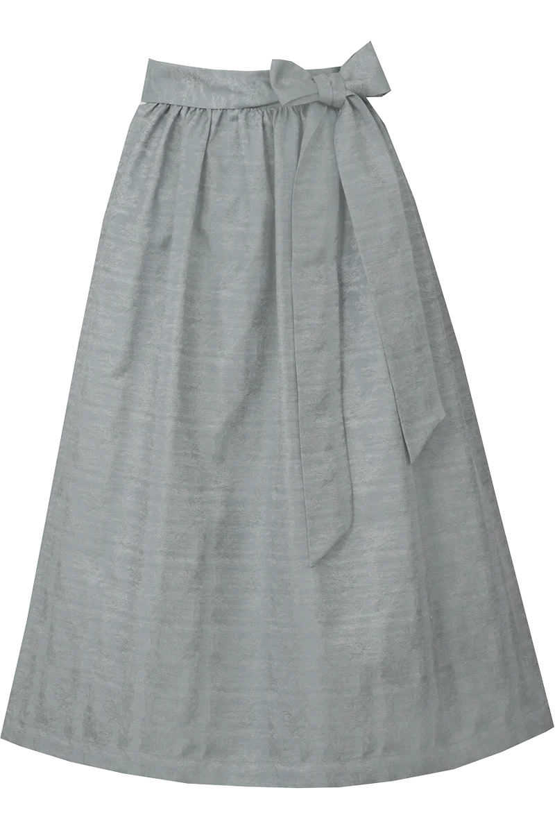 Dirndlschürze Midi 70 cm mit floralem Jacquardmuster