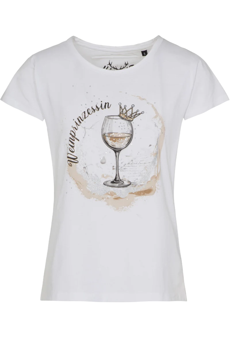 Damen T-Shirt 'Weinprinzessin'