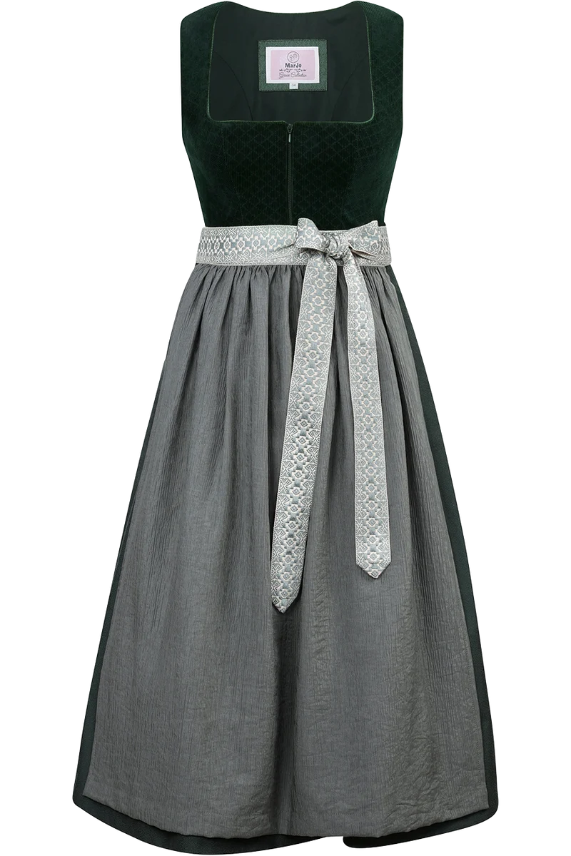 Midi-Dirndl mit Cordmieder