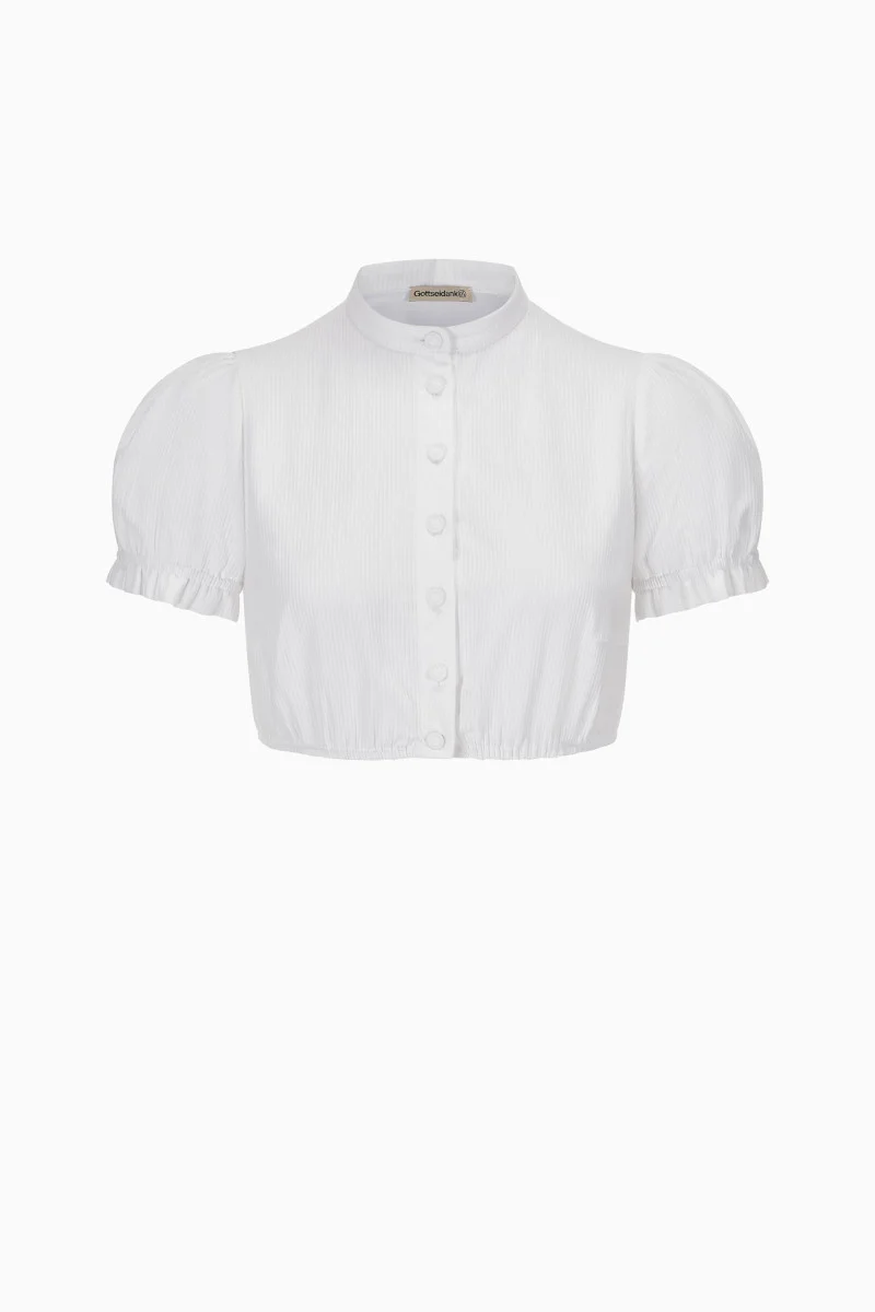 Gottseidank Dirndlbluse Franzi weiß