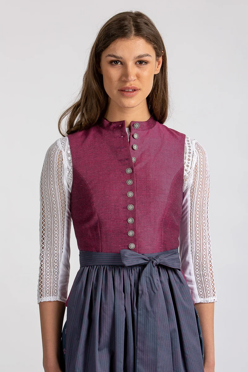 Almliebe Trachtenmieder Wally pink