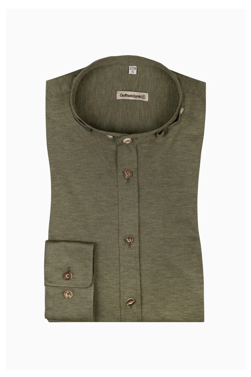 Gottseidank Trachtenhemd Lenz A000892 khaki