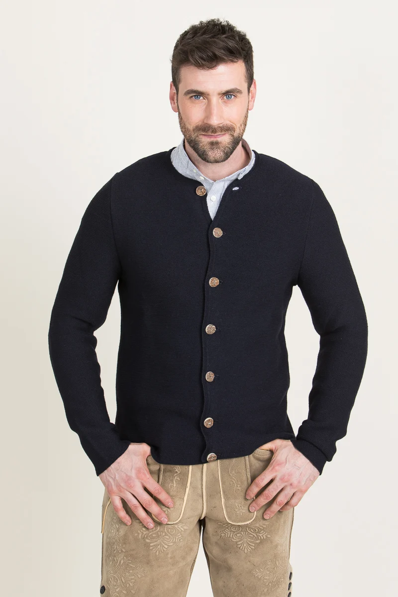 Gottseidank Strickjanker Aloisius tintenblau