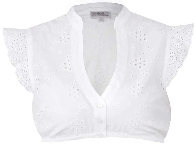 Dirndlbluse Marjo Kunreuth off white Flügelarm