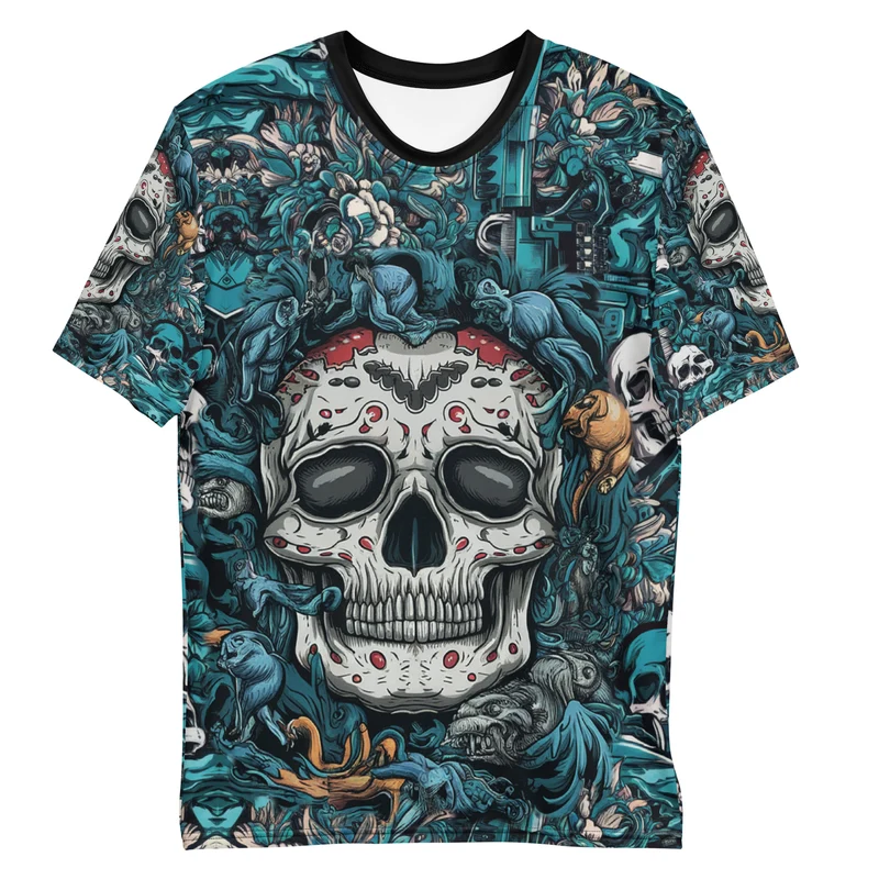 Skull Totenkopf T-shirt - 90´s Festival outfit