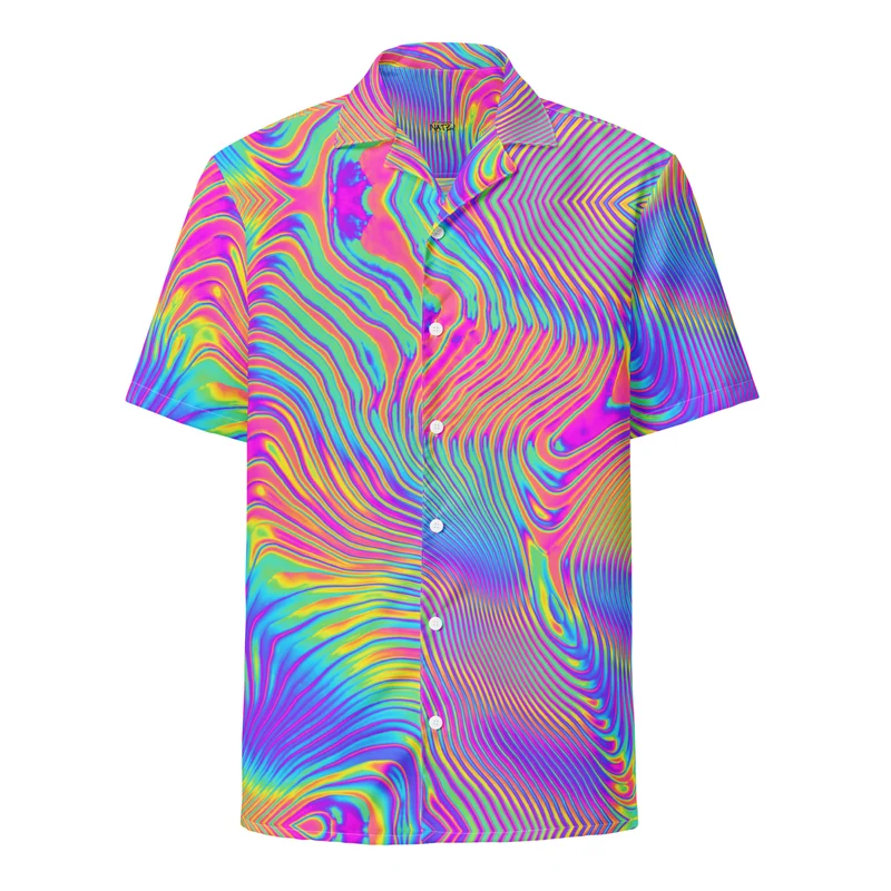 Rave Hemd |Techno Hawaii-Hemd "Holographic"