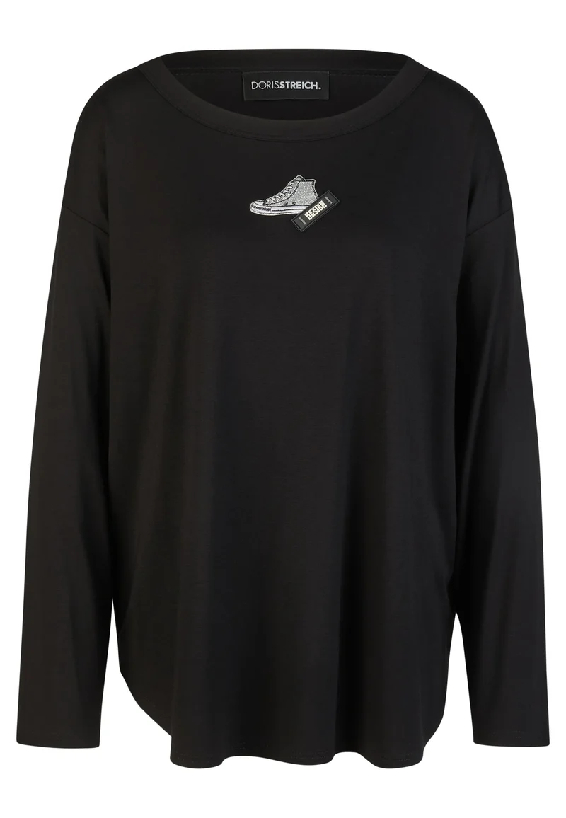 Langarmshirt aus Viskose