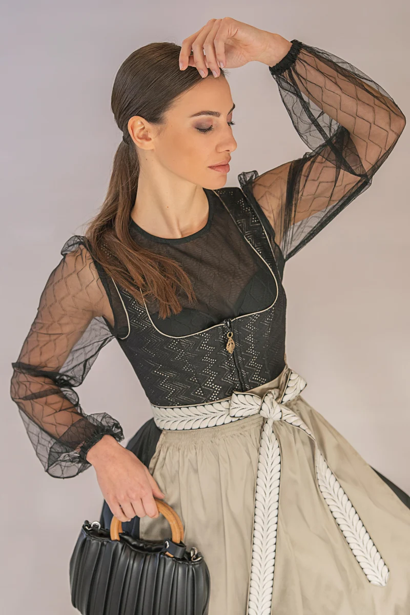 Dirndl Marjo Winhöring Schwarz 58cm