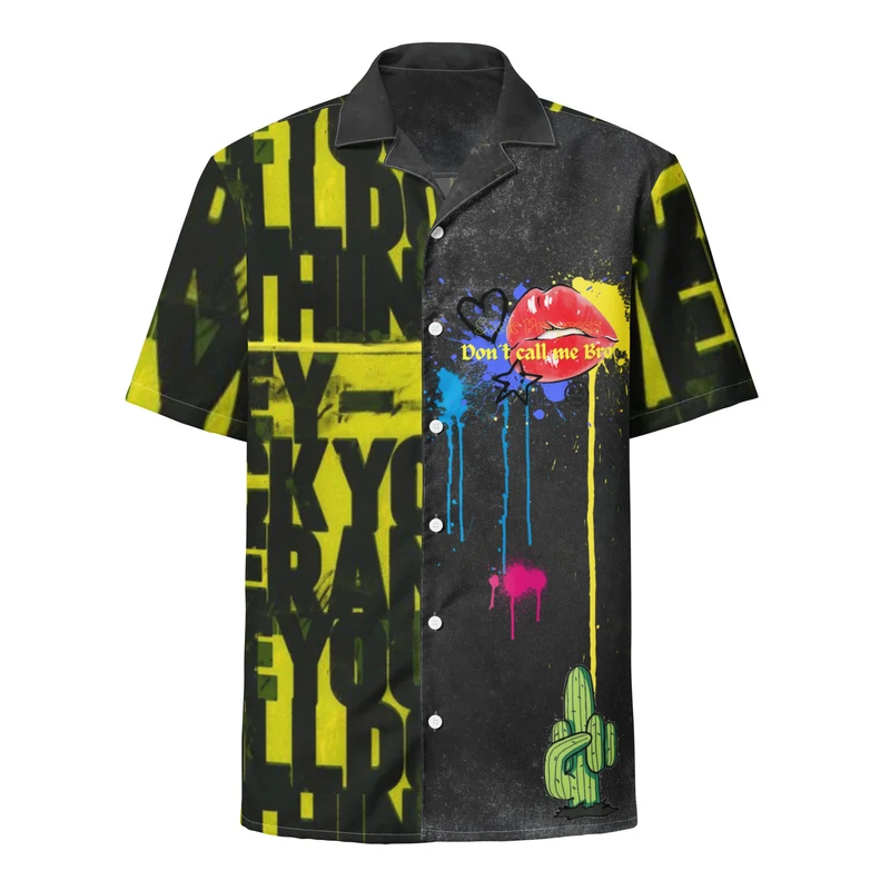 Rave Hemd |Techno Hawaii-Hemd "Streetart"