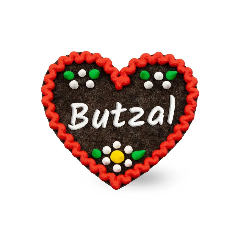 Filzherz-Anstecker "Butzal"