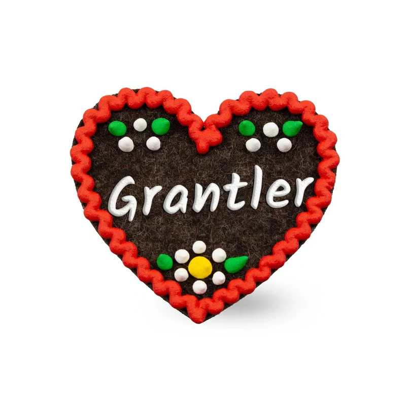 Filzherz-Anstecker "Grantler"