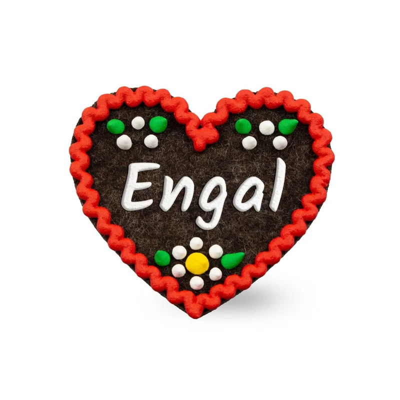 Filzherz-Anstecker "Engal"