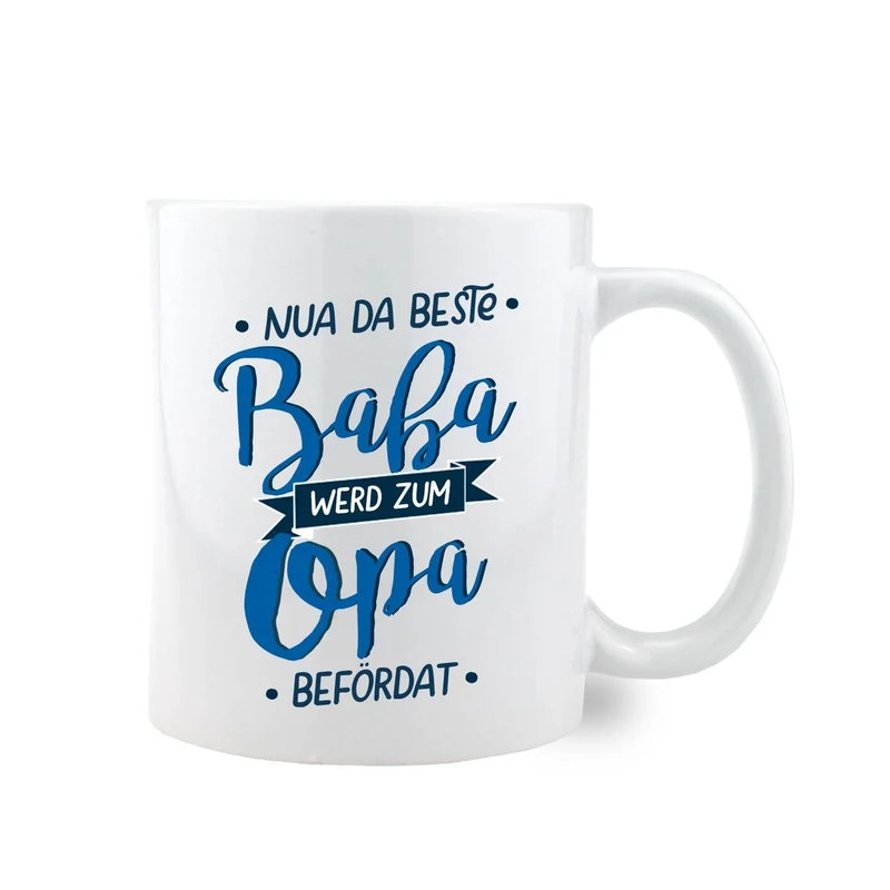 Kaffee-Haferl "Bester Baba werd Opa"