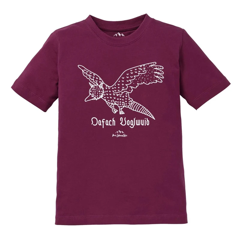 Kinder T-Shirt Wolpertinger "Oafach Voglwuid"