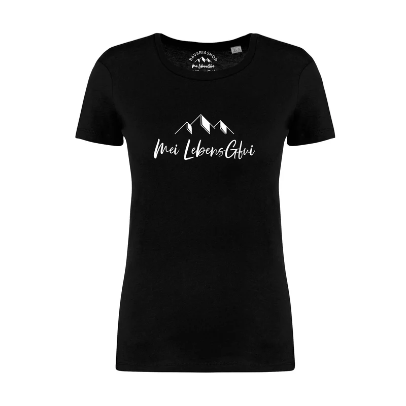 Damen T-Shirt "Mei LebensGfui"