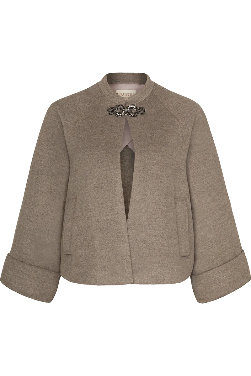 Damen Trachtenjacke im Capestil mit Schnalle