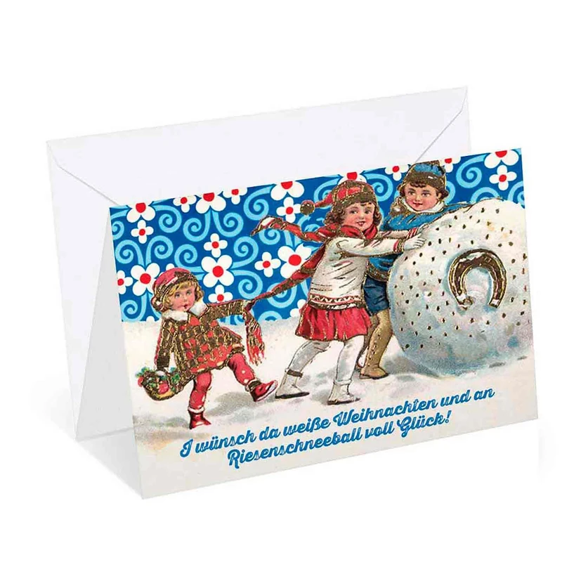 Weihnachtskarte "Weiße Weihnacht"