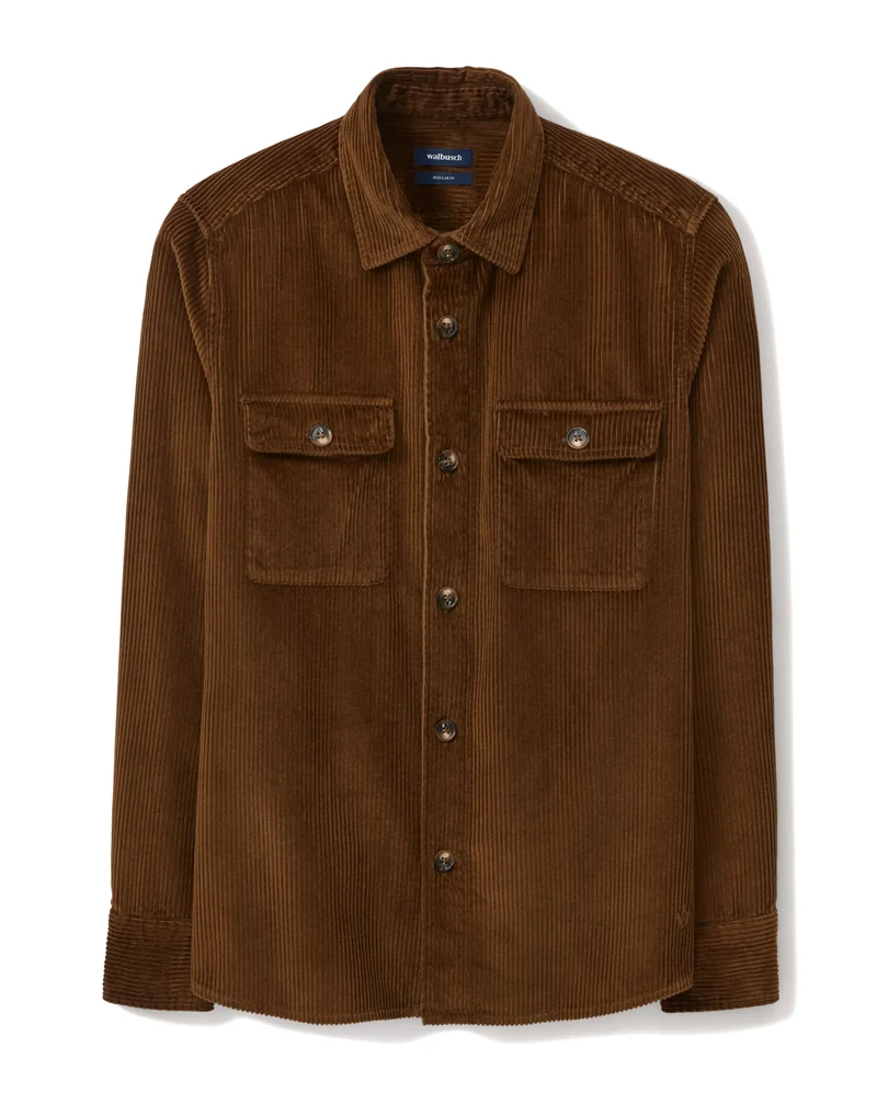 Cord-Overshirt aus Baumwolle