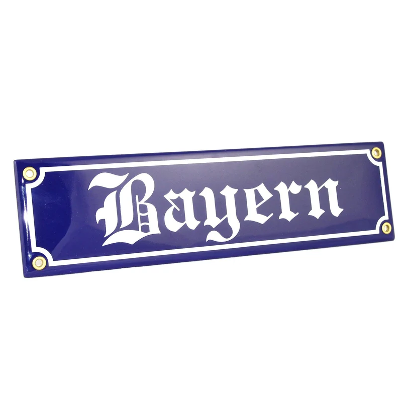 Emaille-Schild "Bayern"